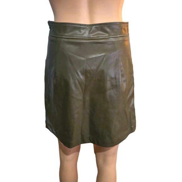 Milk & Honey Olive Green Skirt Small - Picture 2 of 4